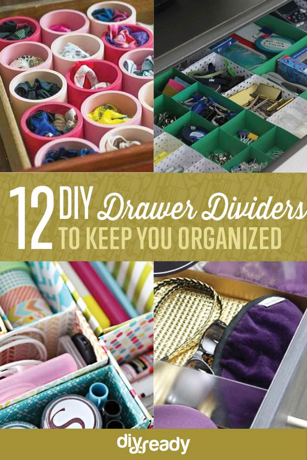 DIY Sock Drawer Organizer
 DIY Drawer Dividers Ideas DIY Projects Craft Ideas & How