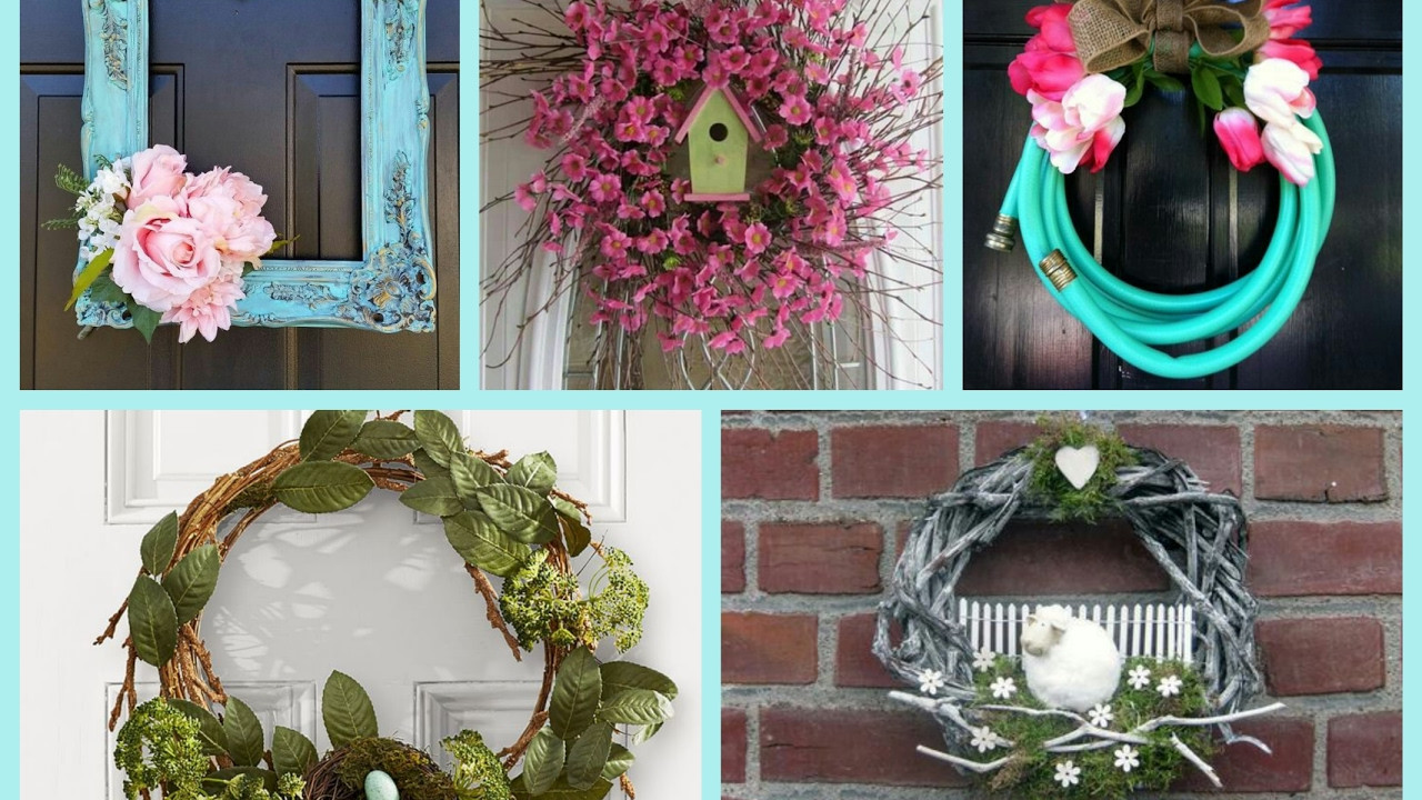 DIY Spring Decorations
 Spring Wreaths Ideas Spring Decorating Ideas DIY