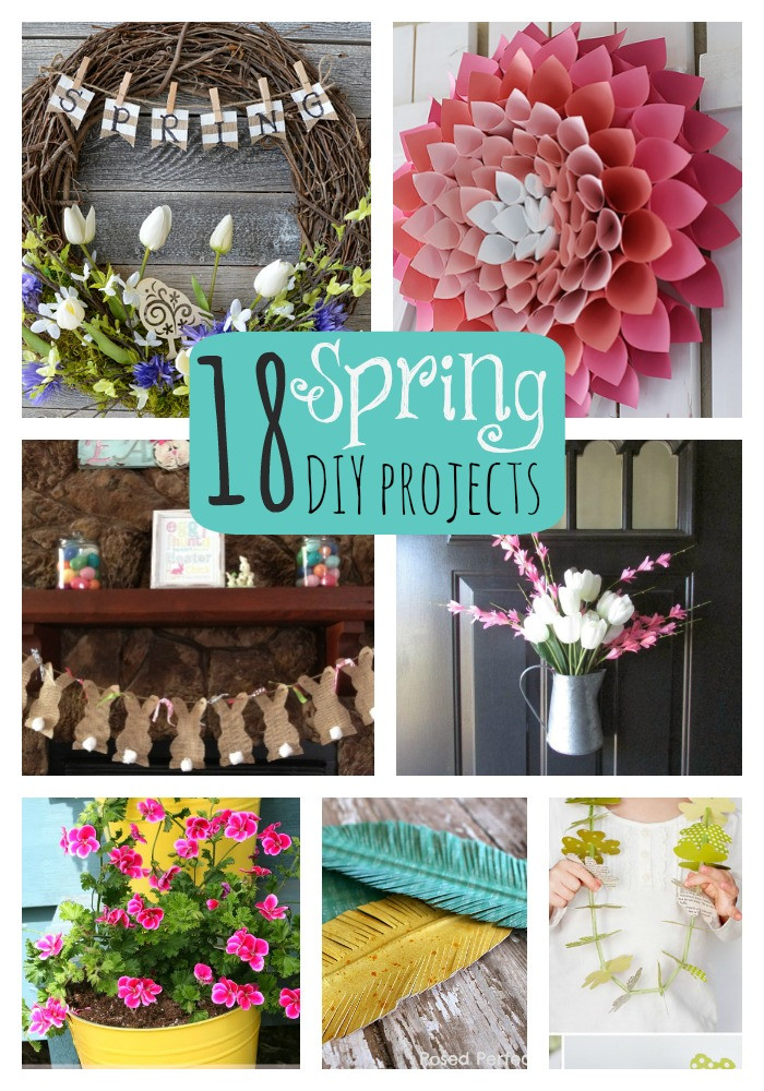 DIY Spring Decorations
 Great Ideas 18 Spring DIY Projects