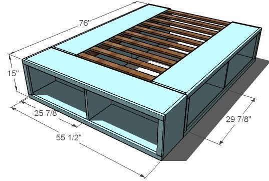 DIY Storage Bed Plans
 Blog Woods Woodworking plans queen size bed