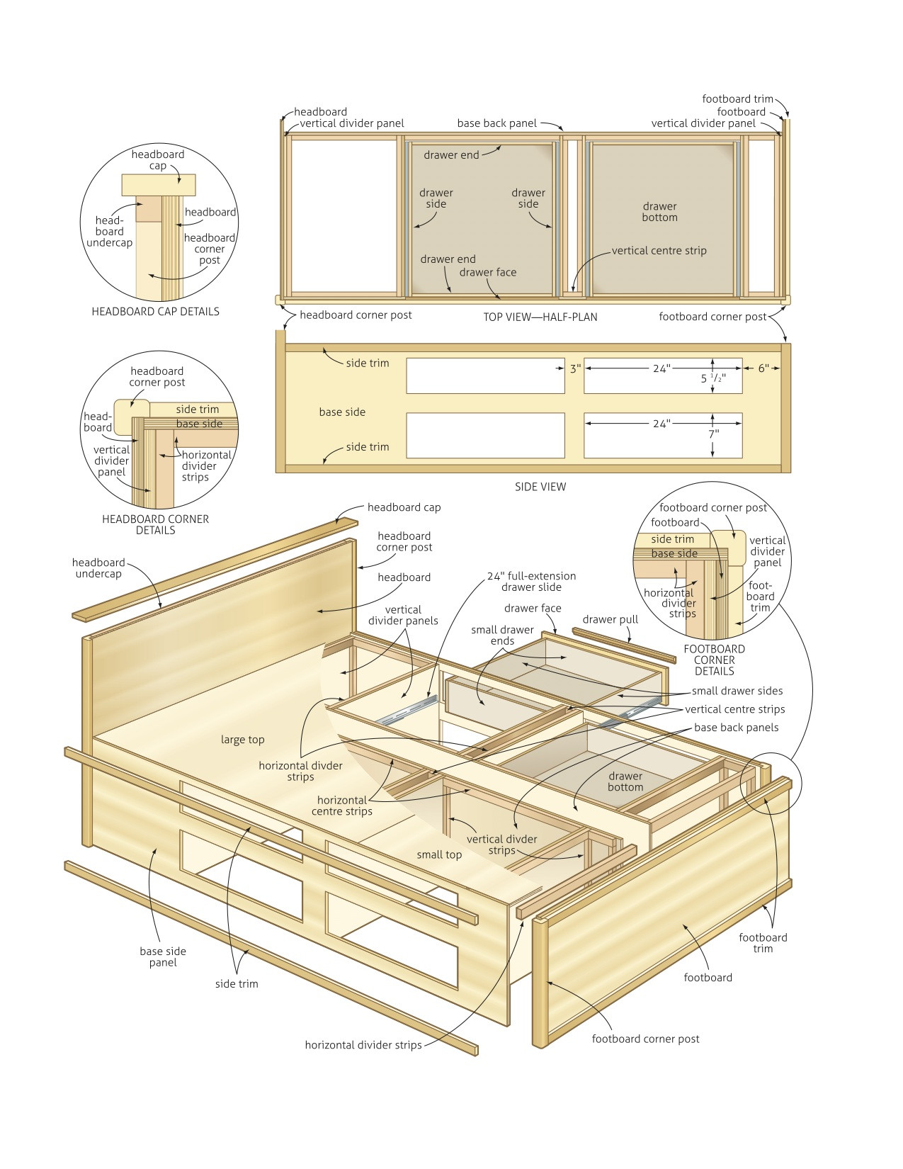 DIY Storage Bed Plans
 PDF Plans Bed Plans With Storage Download exotic deck wood