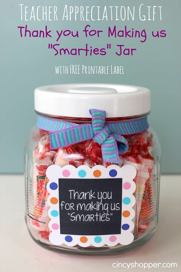 DIY Thank You Gifts For Teachers
 Quick & Easy Teacher Appreciation Gift Thank You for