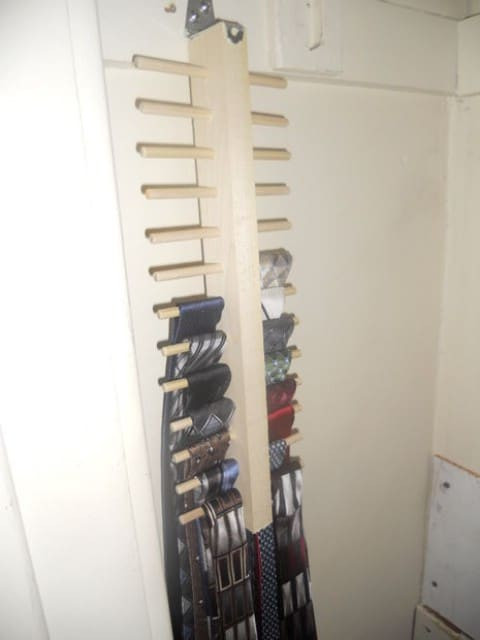 DIY Tie Rack
 40 Brilliant Closet and Drawer Organizing Projects Page