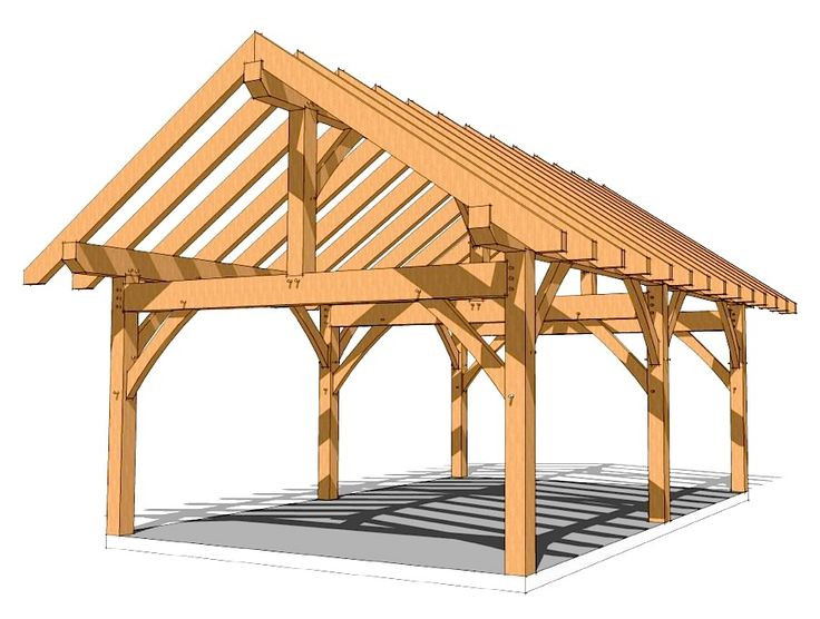 DIY Timber Frame Plans
 16x24 Timber Frame Plan Timber Frame Plans