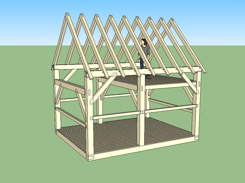 DIY Timber Frame Plans
 1000 images about Outbuildings on Pinterest