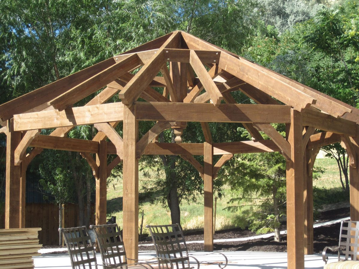 DIY Timber Frame Plans
 DIY Gazebo Pergolas Swing Set & Picnic Table