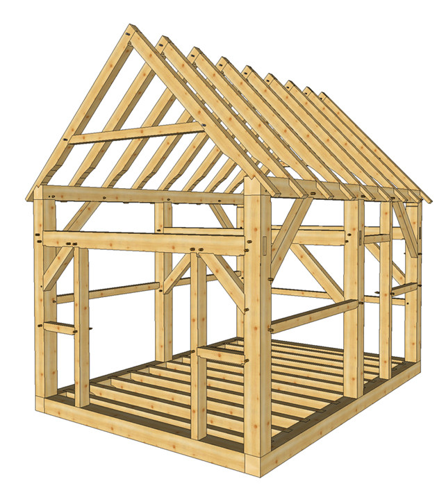 DIY Timber Frame Plans
 Timber Frame Shed Plans How to Build DIY Blueprints pdf