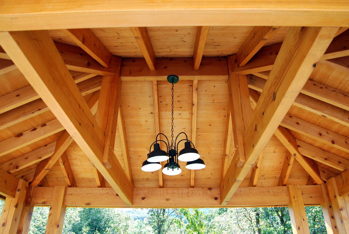 DIY Timber Frame Plans
 Plan For An Easy 16 x 20 DIY Solid Wood Pergola or