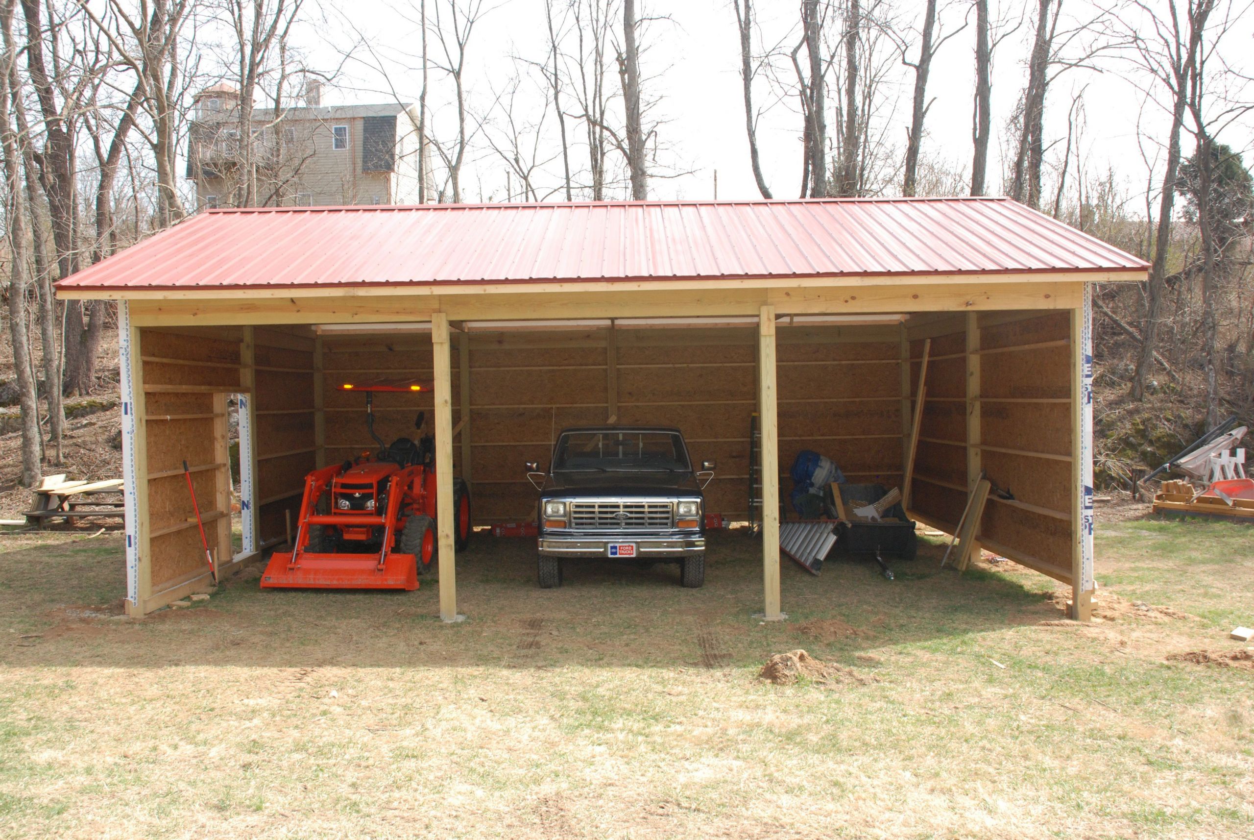 DIY Tractor Shed Plans
 Building a Pole Barn