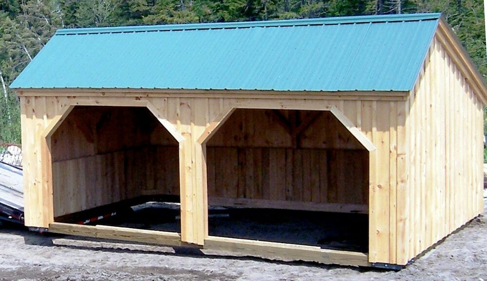 DIY Tractor Shed Plans
 DIY PLANS 12x20 Run In Storage Shed Donkey Goat Horse