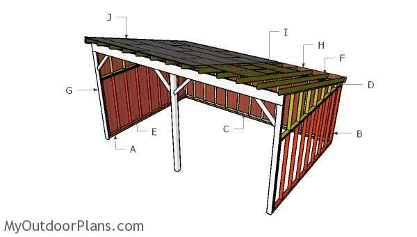 DIY Tractor Shed Plans
 Tractor Lean to Shed Roof Plans MyOutdoorPlans