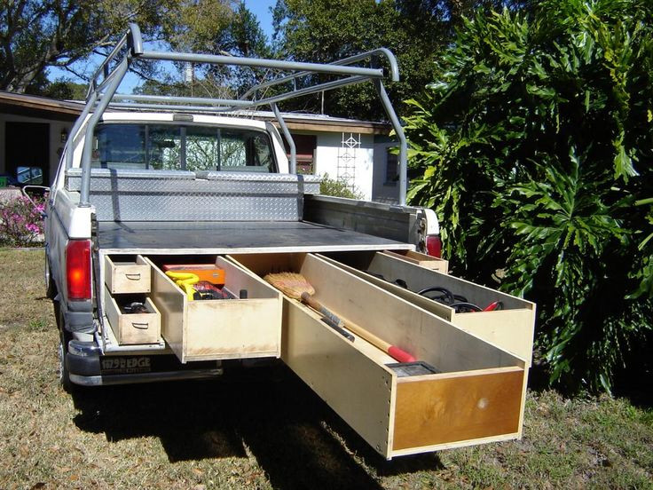 DIY Truck Bed Storage Plans
 54 best images about Creative DIY SUV & Truck Bed Storage