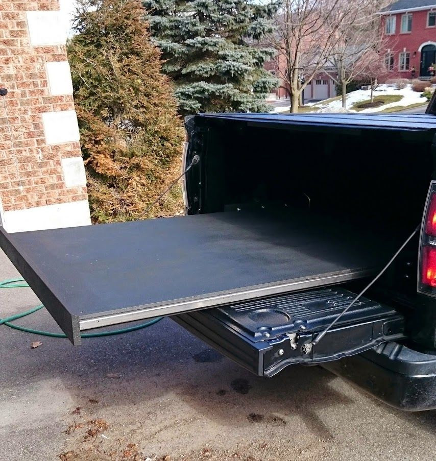 DIY Truck Bed Storage Plans
 DIY bed slide Ford Truck Enthusiasts Forums