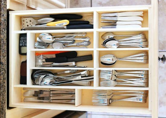 DIY Utensil Organizer
 DIY Silverware Drawer Organizer Kitchen Drawer