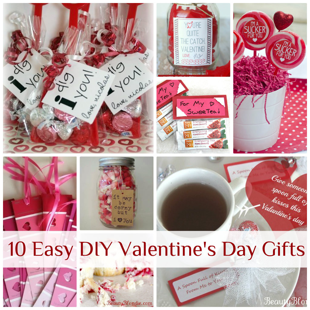 Diy Valentines Day Gifts
 10 Easy DIY Valentine’s Day Gifts