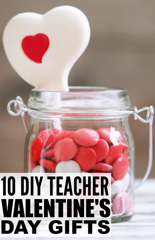 Diy Valentines Day Gifts
 10 DIY Valentines Teacher Gifts To Make with Your Kids