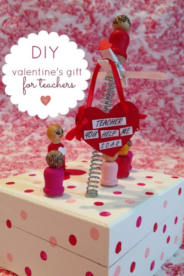 DIY Valentines Gift For Teachers
 A DIY Valentine s Gift for Teacher with Apple Barrel Craft