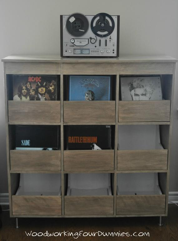 DIY Vinyl Record Storage Plans
 Record Cabinet Detailed Plans