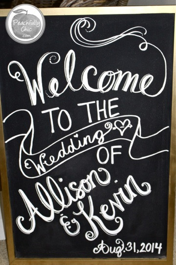 DIY Wedding Chalkboard Signs
 DIY Wedding Chalkboard Signs