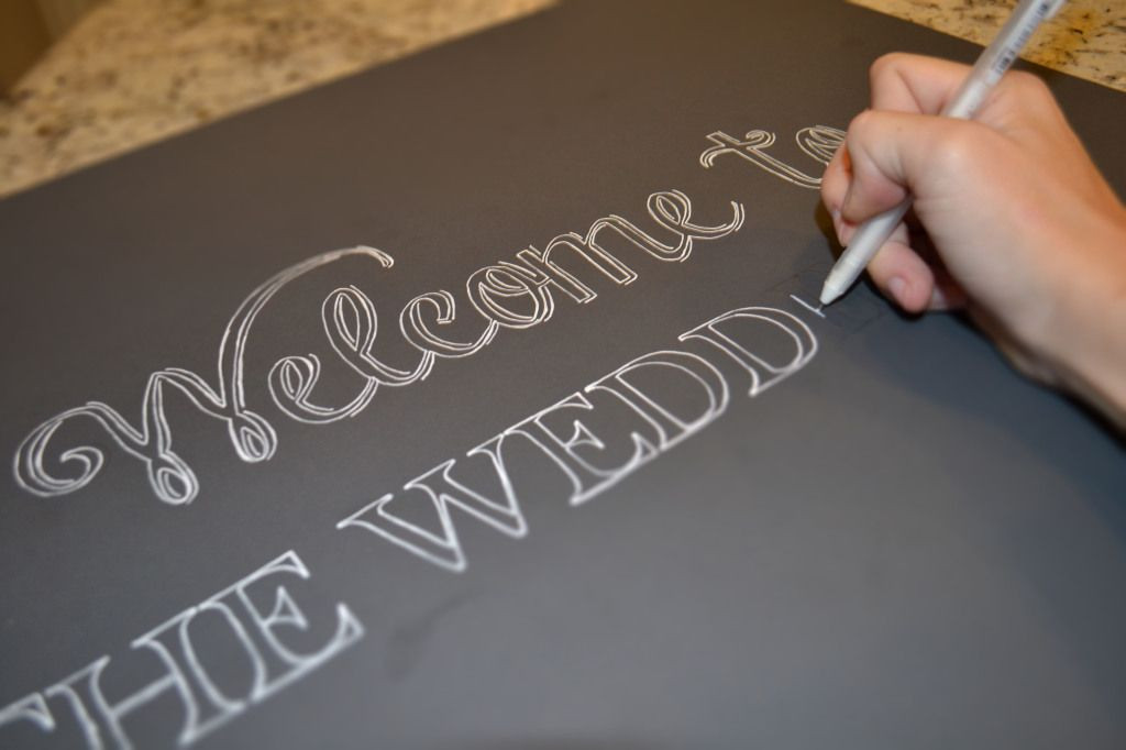 DIY Wedding Chalkboard Signs
 DIY Chalkboard Wedding Signs A Simple Hack