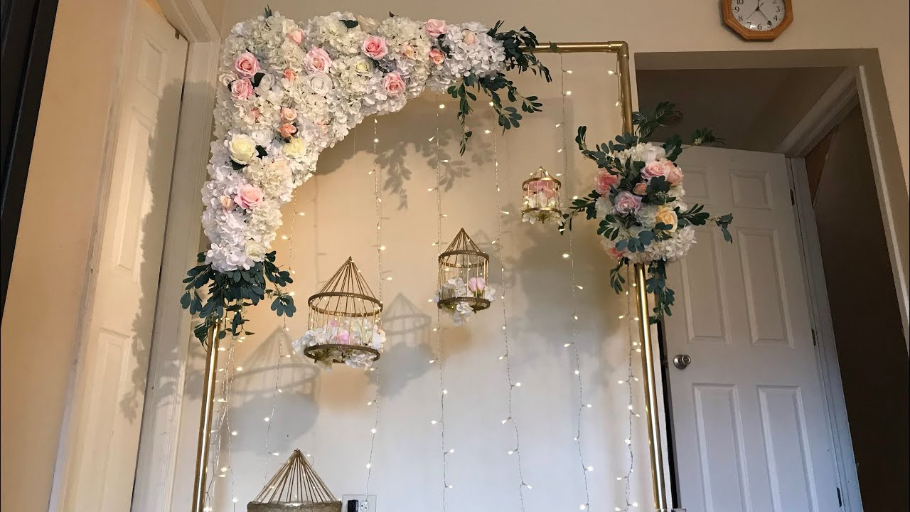 Diy Wedding Decorations
 DIY Floral Swag DIY Floral Arch DIY Wedding Decor