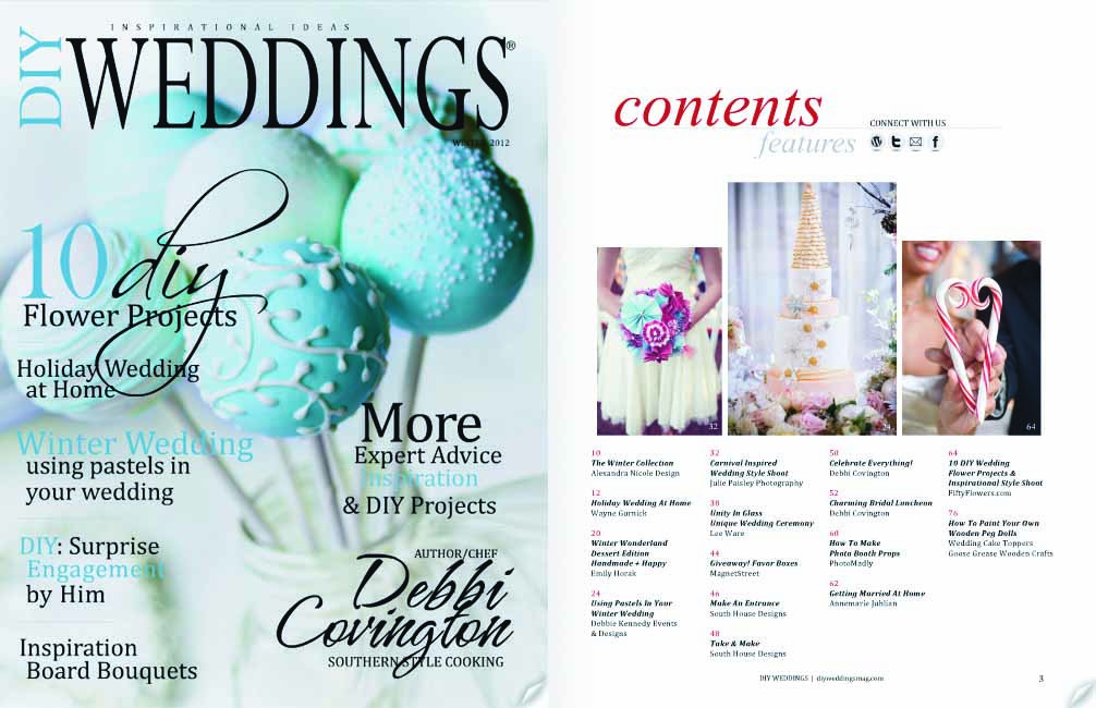 DIY Weddings Mag
 editorial