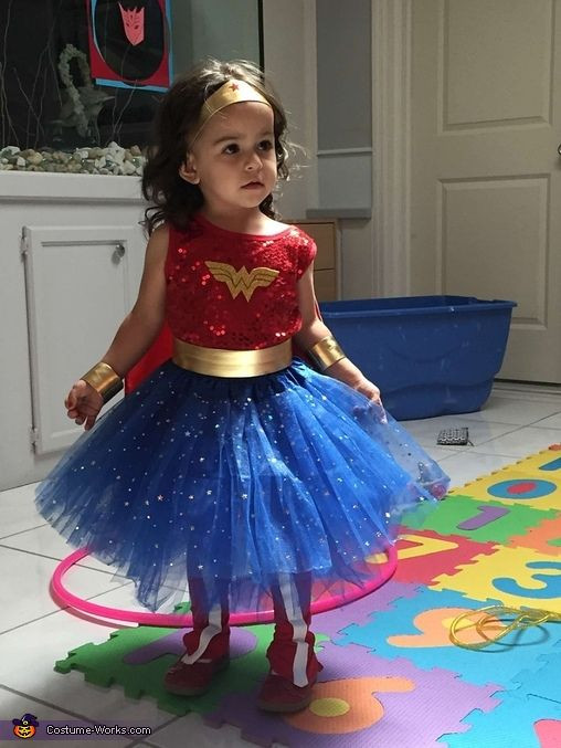 DIY Wonder Woman Costume For Kids
 Homemade Wonder Woman Costumes For Kids