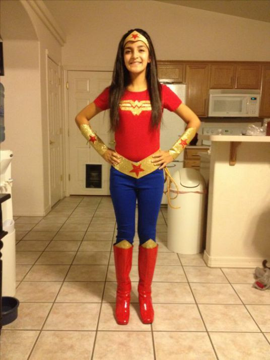 DIY Wonder Woman Costume For Kids
 DIY Girl s Halloween Costumes