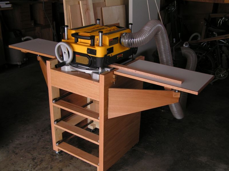 DIY Wood Planer
 rolling planer stand Woodworking in 2019