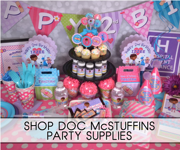 Doc Mcstuffins Birthday Party Decorations
 Doc McStuffins Party Supplies