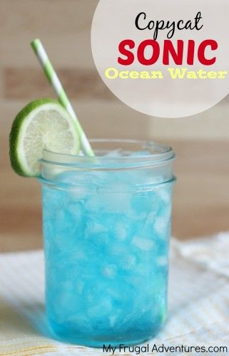 Does Sonic Have Smoothies
 Copycat Sonic Ocean Water Recipe