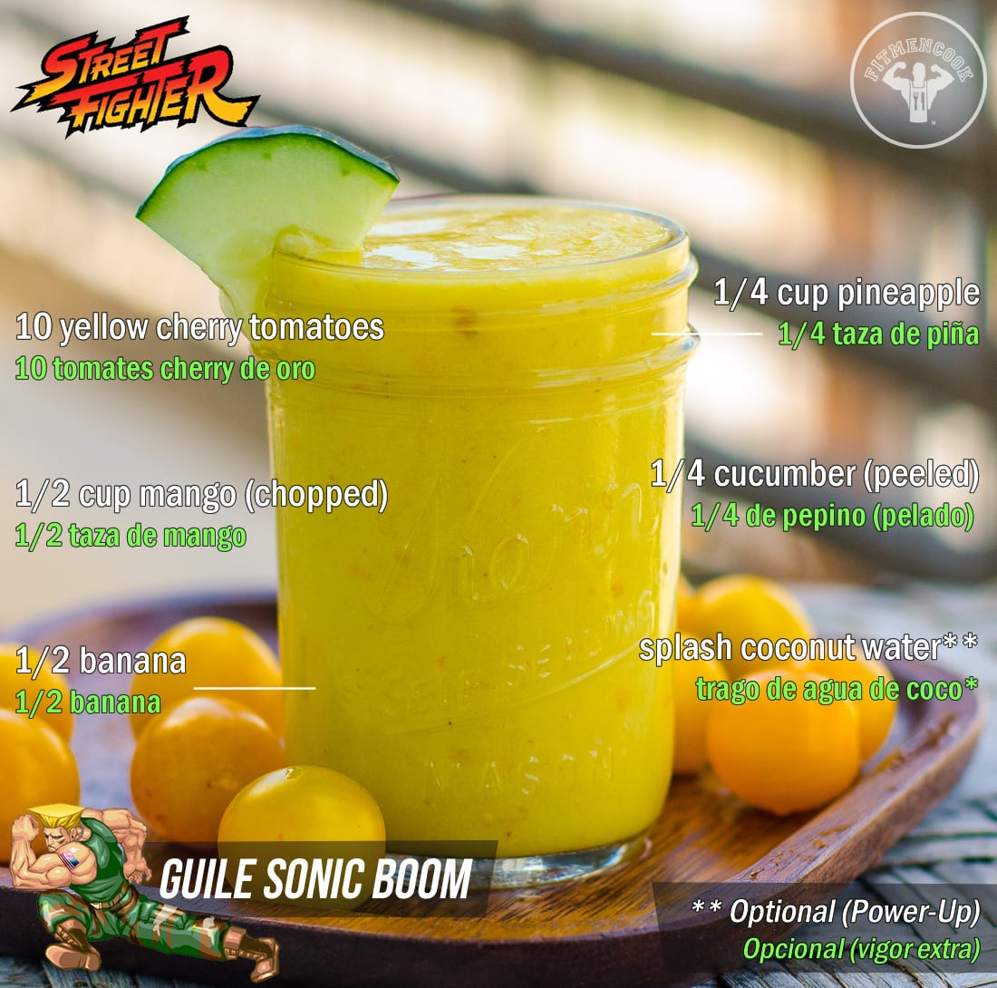 Does Sonic Have Smoothies
 Guile Sonic Boom Tropical Golden Smoothie