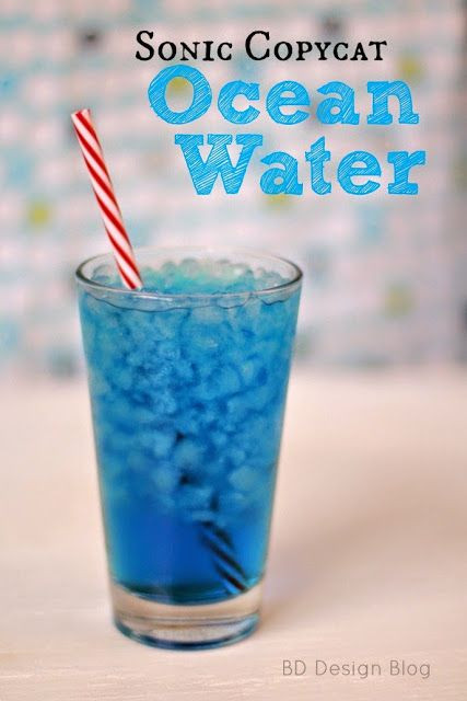 Does Sonic Have Smoothies
 Sonic Ocean Water Copycat Recipe Drinks