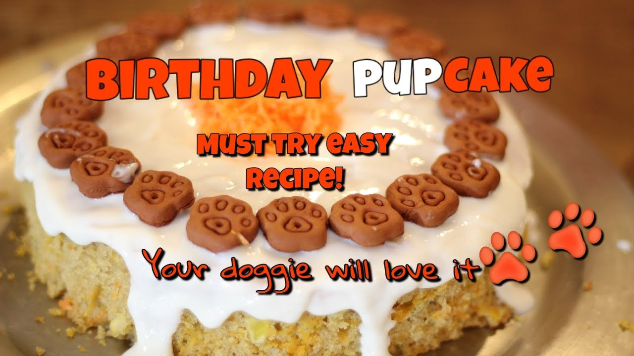 Dog Birthday Cake Recipe Easy
 HOW TO MAKE A DOG BIRTHDAY CAKE Easy DIY doggie cake