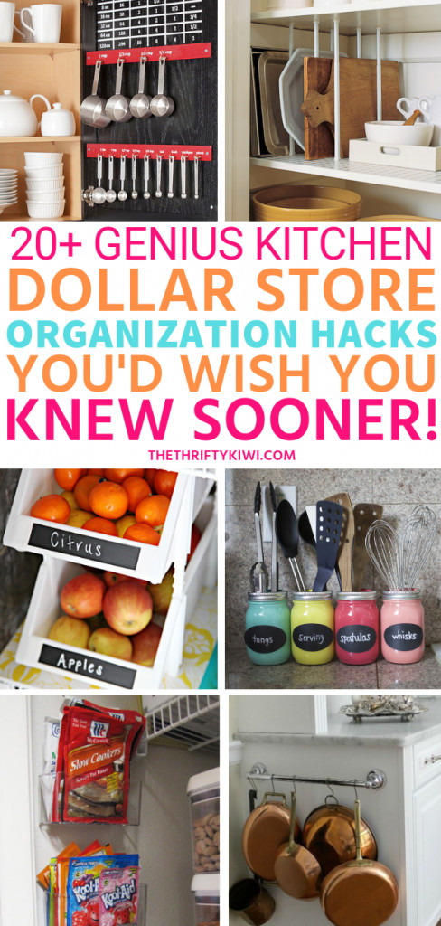 Dollar Store Kitchen Organization
 20 Genius DIY Dollar Store Kitchen Organization Ideas