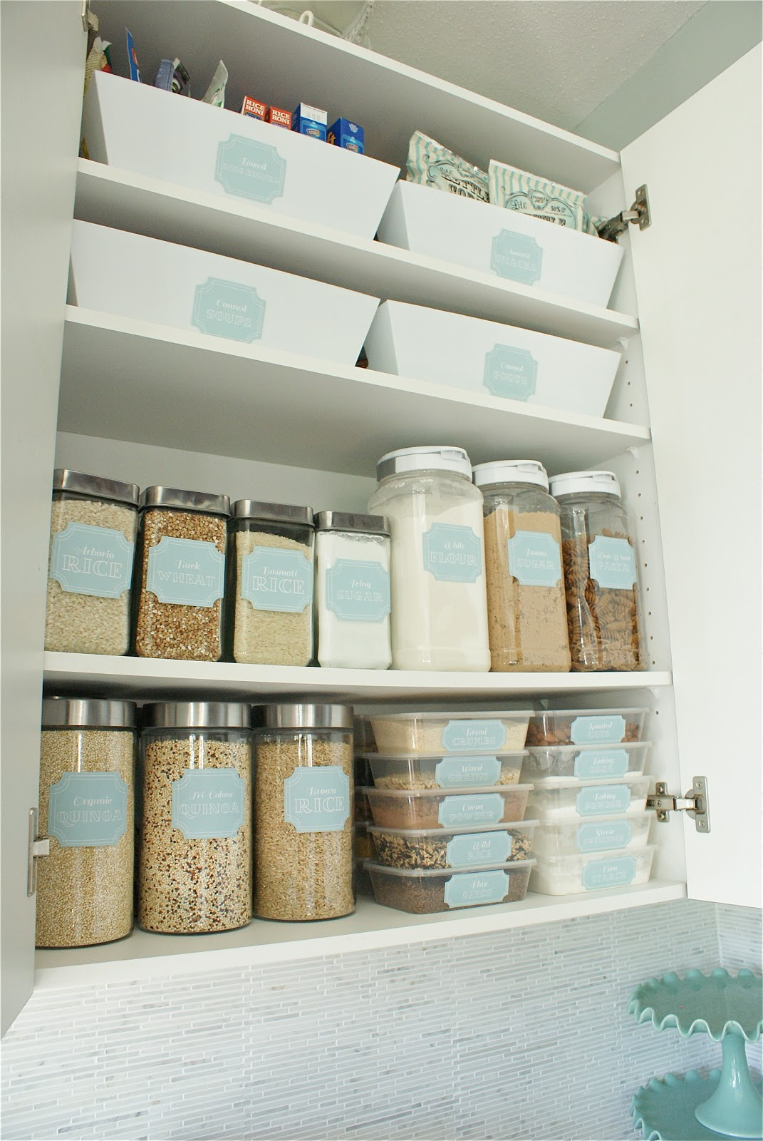 Dollar Store Kitchen Organization
 Pantry Pretty Dollar Store Pantry Makeover