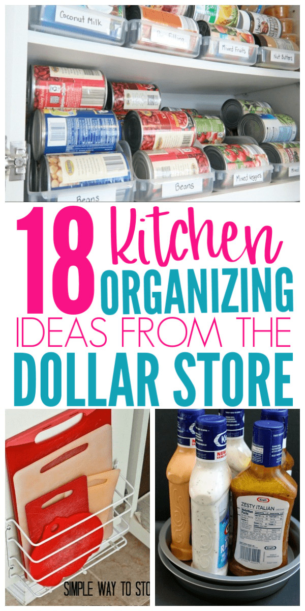 Dollar Store Kitchen Organization
 18 Genius Kitchen Organizing Ideas From The Dollar Store