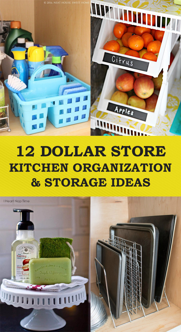 Dollar Store Kitchen Organization
 12 Dollar Store Kitchen Organization & Storage Ideas