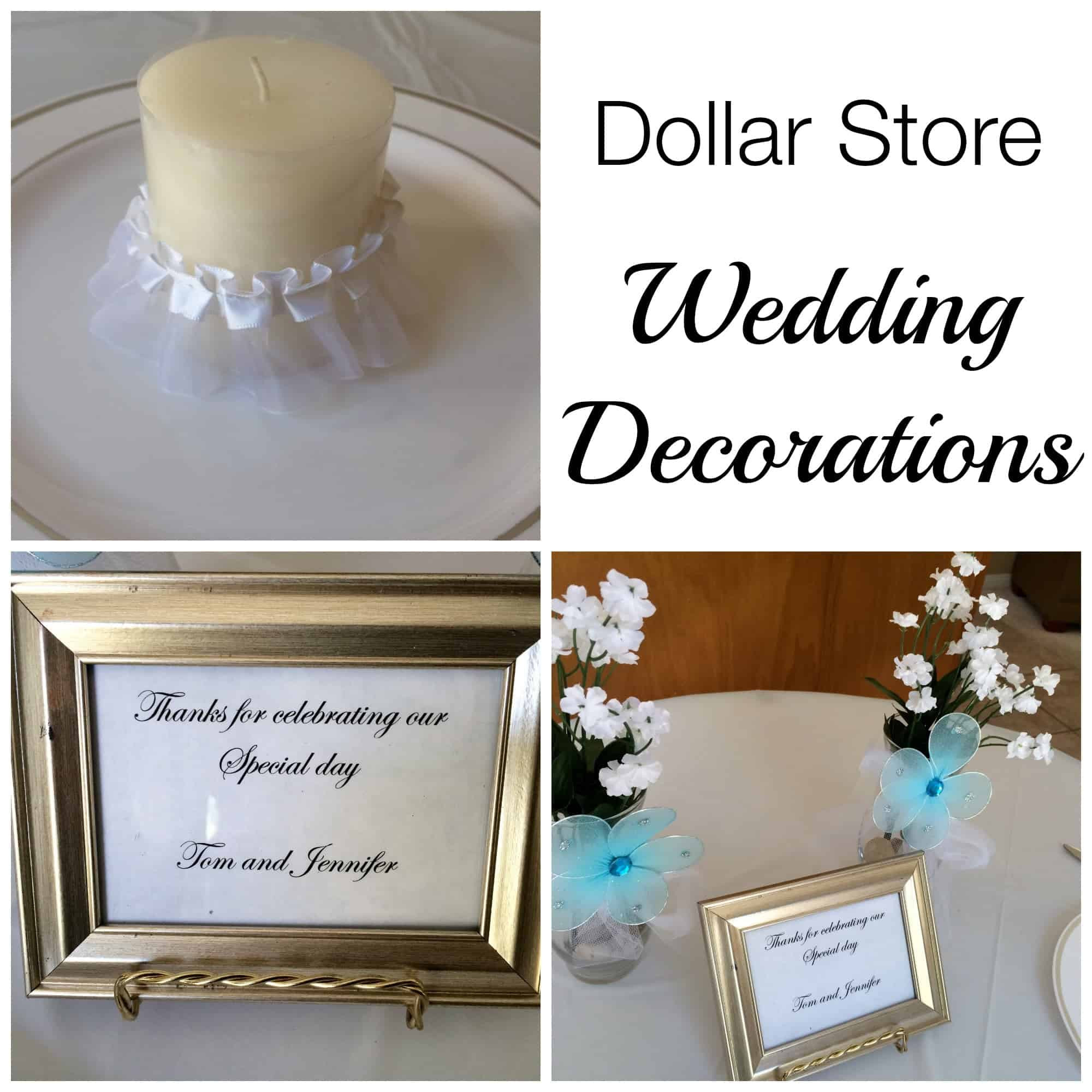 Dollar Tree Wedding Decorations
 Dollar Store Wedding Decorations