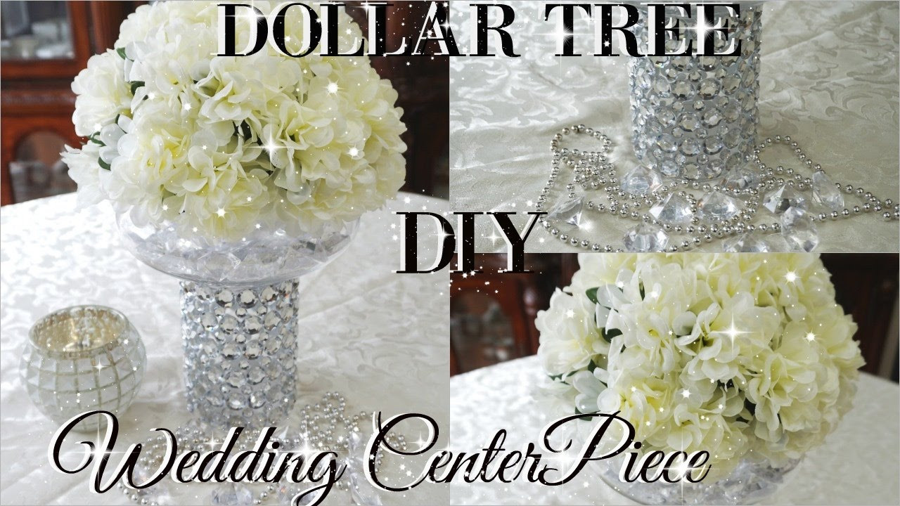 Dollar Tree Wedding Decorations
 DIY DOLLAR TREE BLING FLORAL WEDDING CENTERPIECE 2017