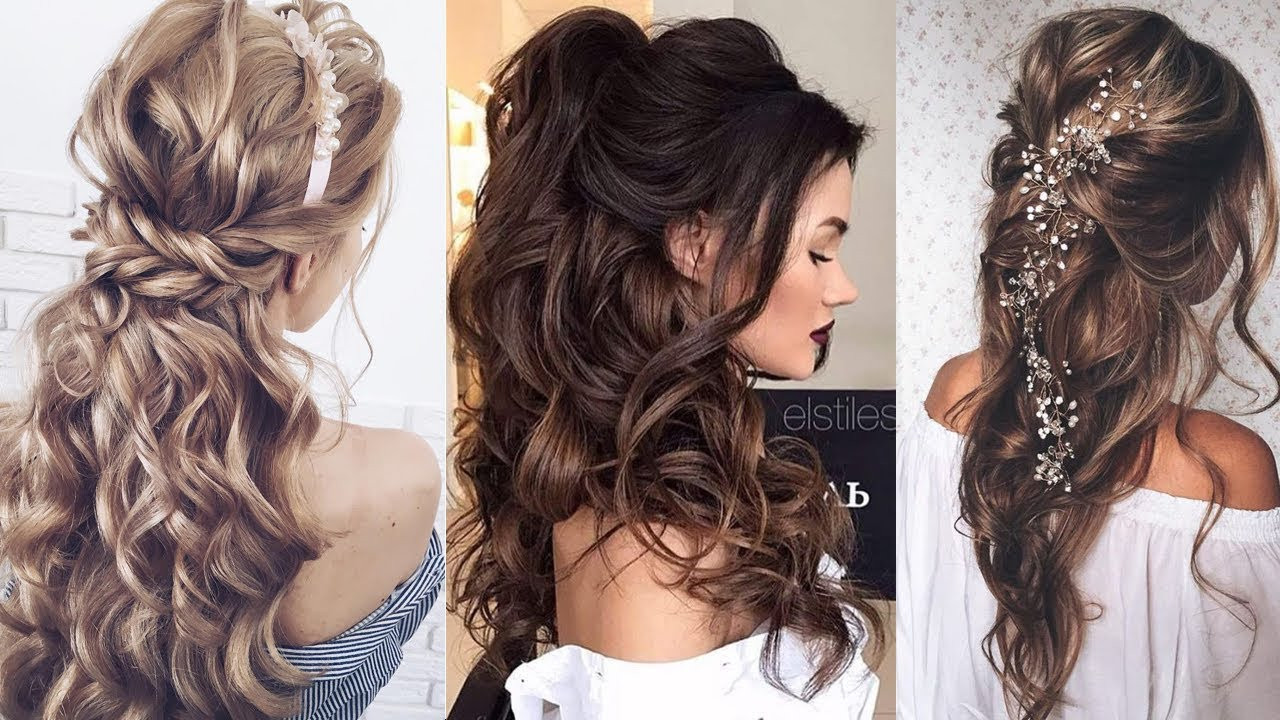 Down Hairstyles For Wedding
 Half Up Half Down Long Hair Wedding Hairstyles