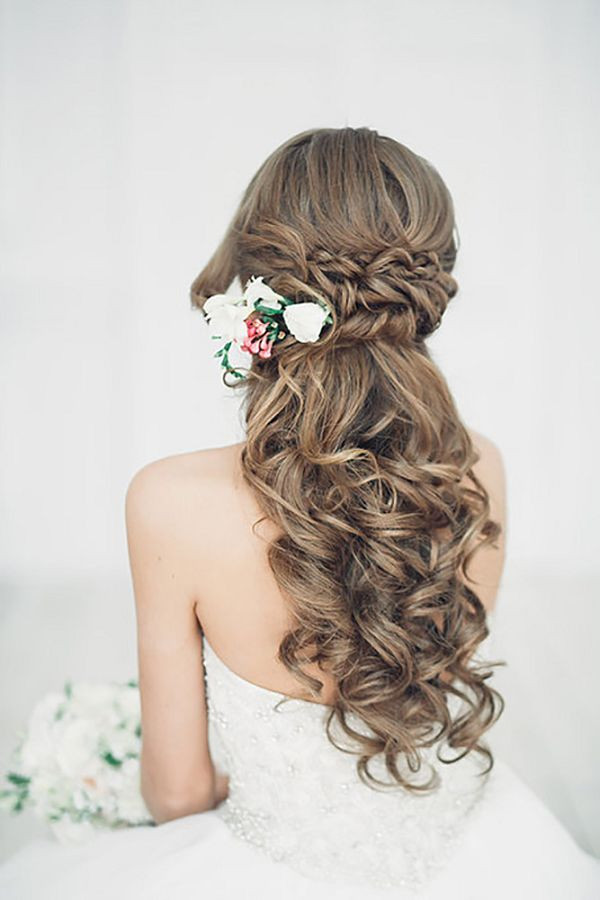 Down Hairstyles For Weddings
 20 Creative Half Up Half Down Wedding Hairstyles – Hi Miss