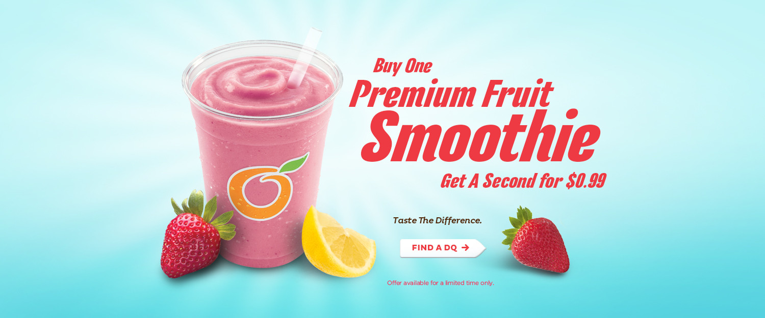 Dq Smoothies Calories
 EXPIRED Dairy Queen 99 Cent BOGO
