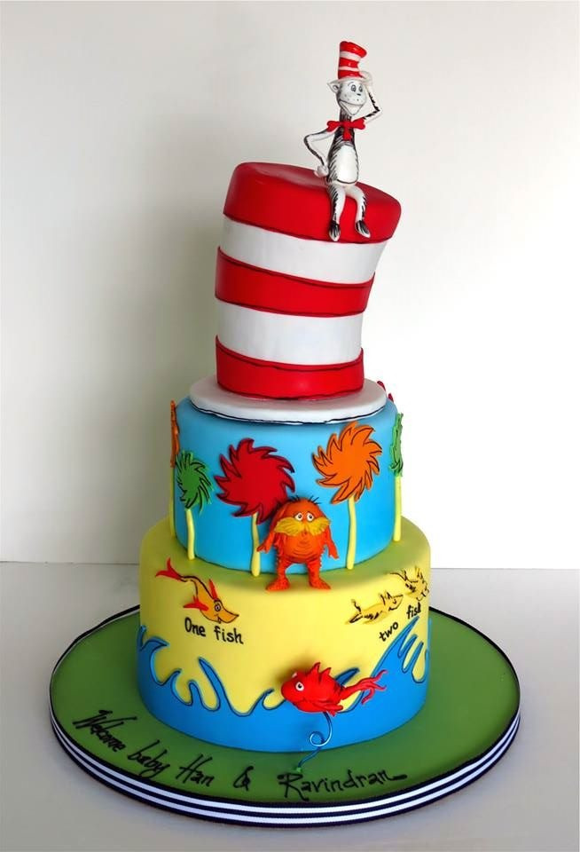 Dr Seuss Birthday Cake
 79 best images about Dr Suess Cakes on Pinterest