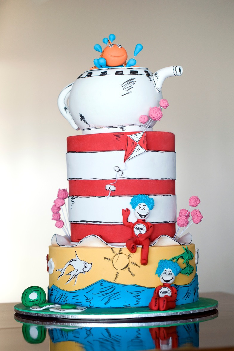 Dr Seuss Birthday Cake
 Happy Cakes Dr Seuss Wedding Cake