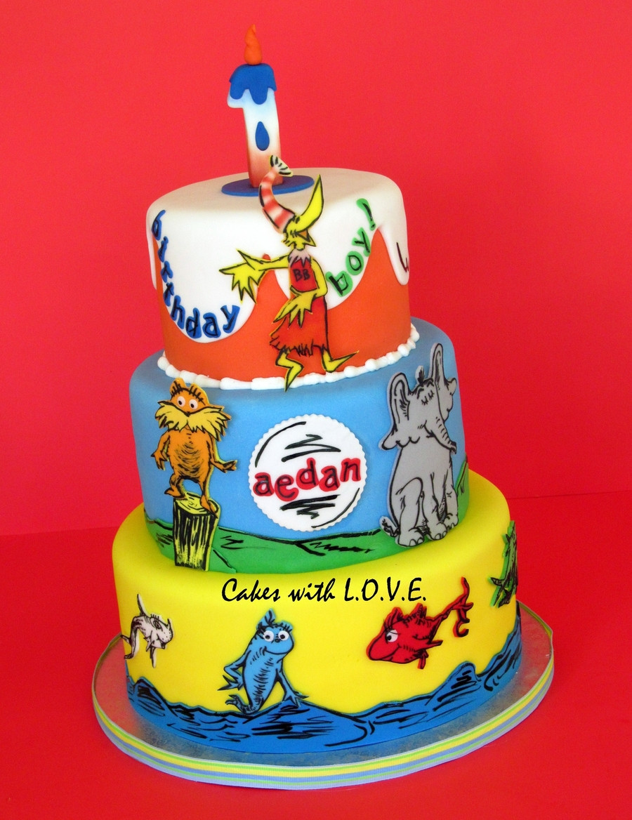 Dr Seuss Birthday Cake
 Dr Seuss Cake CakeCentral
