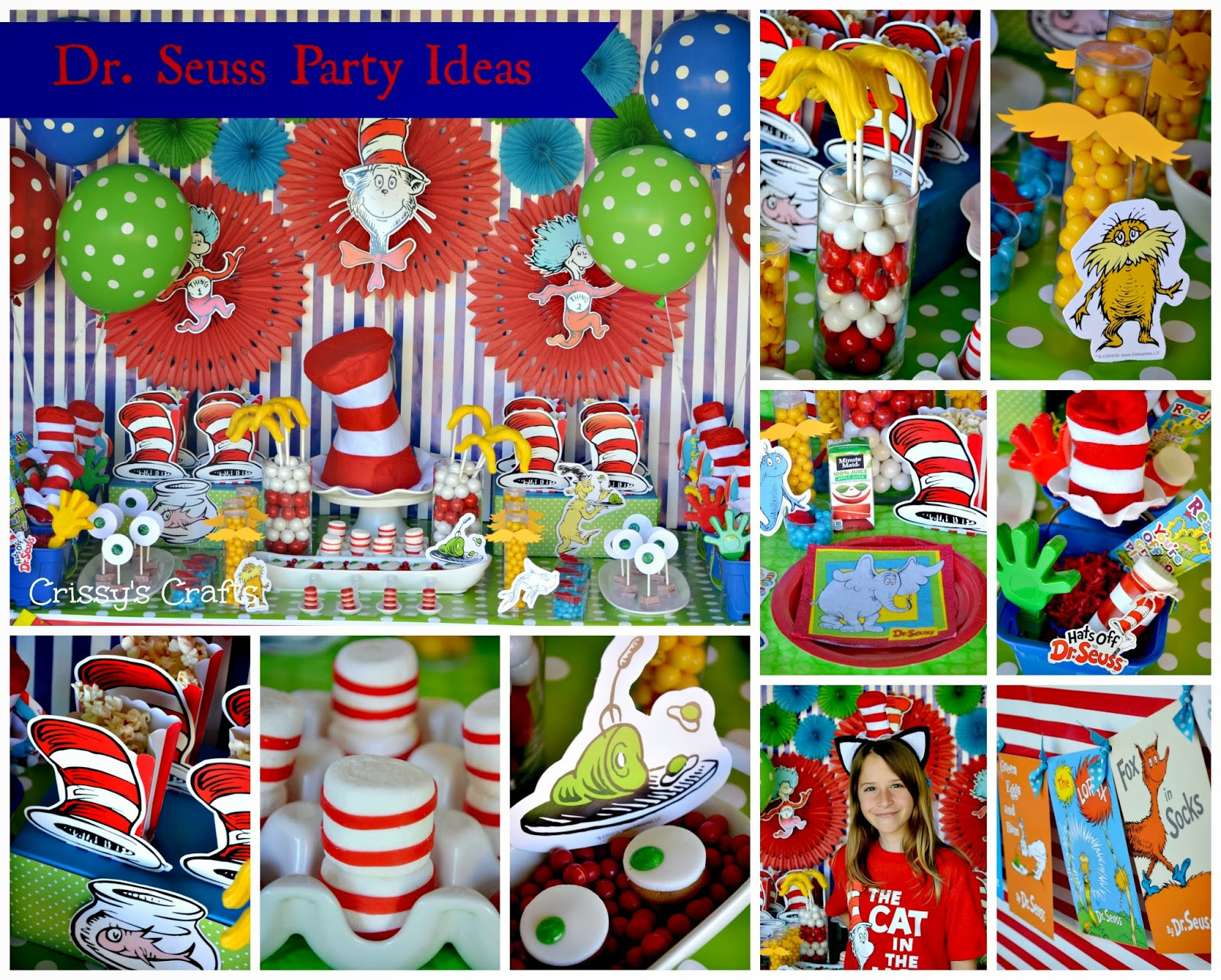 Dr Seuss Birthday Decoration Ideas
 Crissy s Crafts March 2014