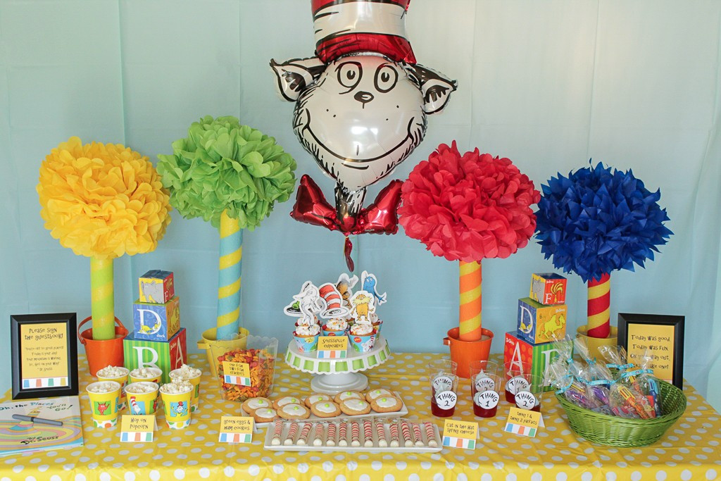Dr Seuss Birthday Decoration Ideas
 Dr Seuss Party