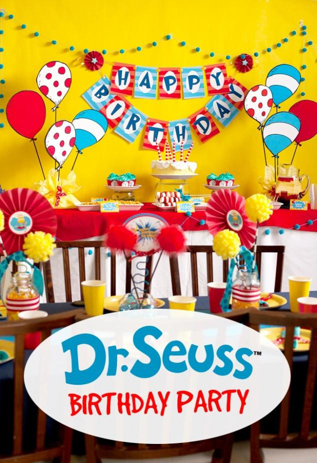 Dr Seuss Birthday Decoration Ideas
 10 Boy Birthday Party Ideas We Love Spaceships and Laser