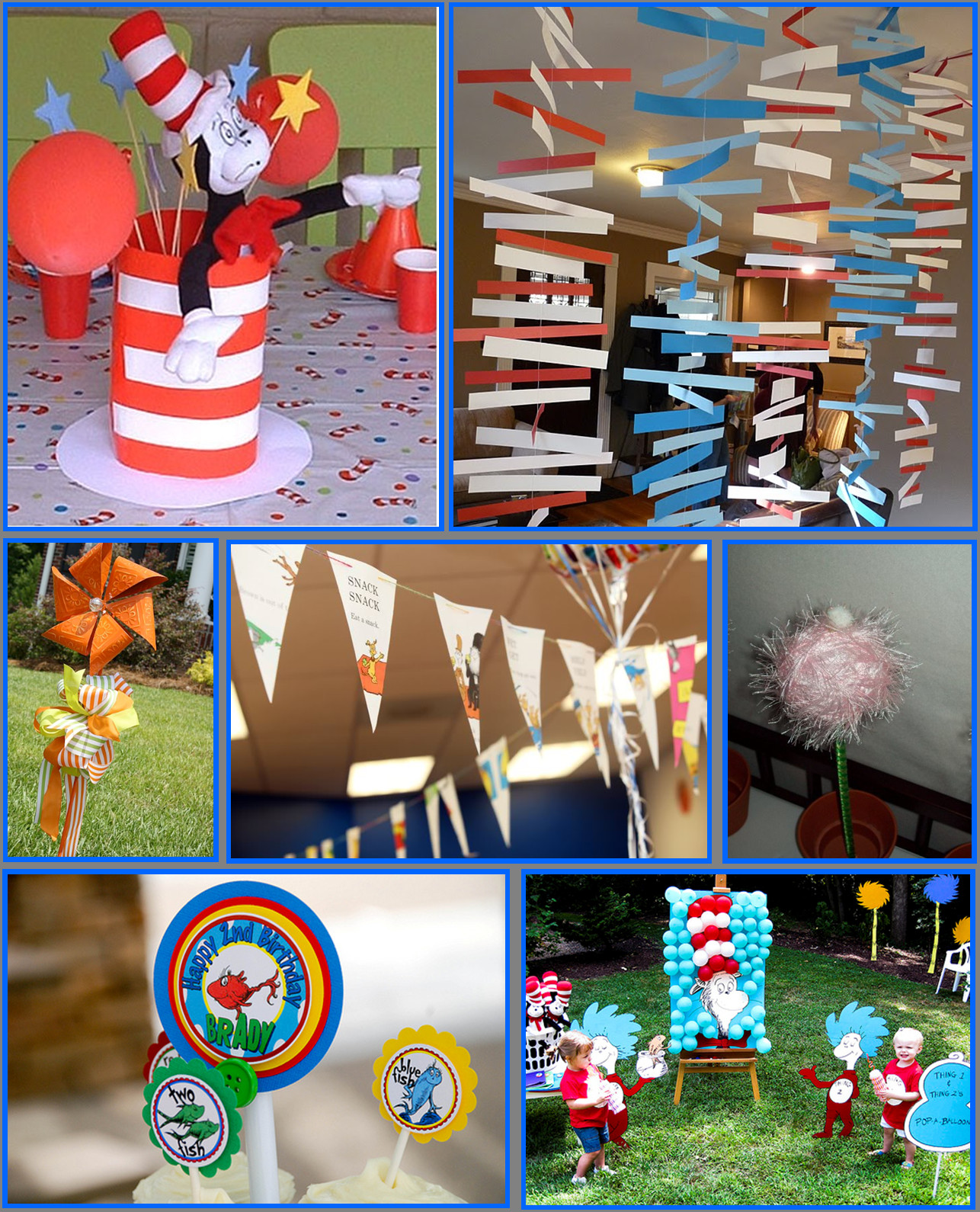 Dr Seuss Birthday Decoration Ideas
 Book Themed Parties